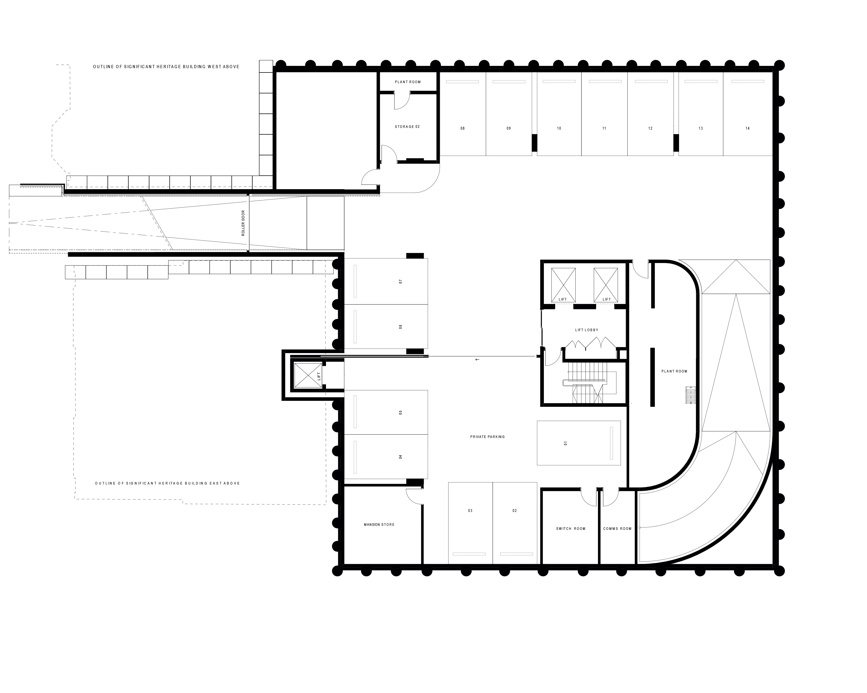 Floorplate for Basement 1